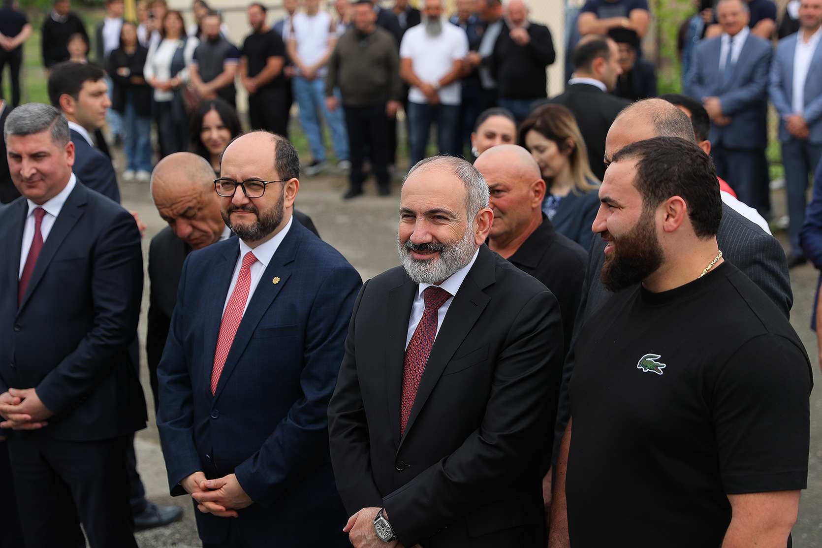 Վարչապետը Ջրառատում ներկա է գտնվել Սիմոն Մարտիրոսյանի անվան ծանրամարտի մարզադպրոցի բացման արարողությանը