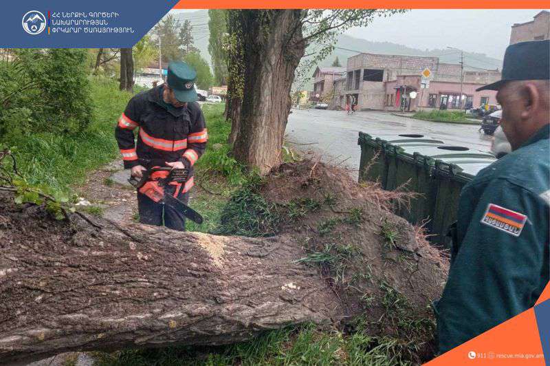 Վնասներ՝ քամու հետևանքով