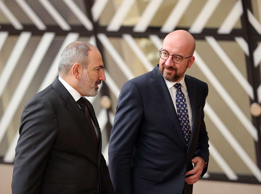 The meeting between Nikol Pashinyan and Charles Michel has started in Brussels