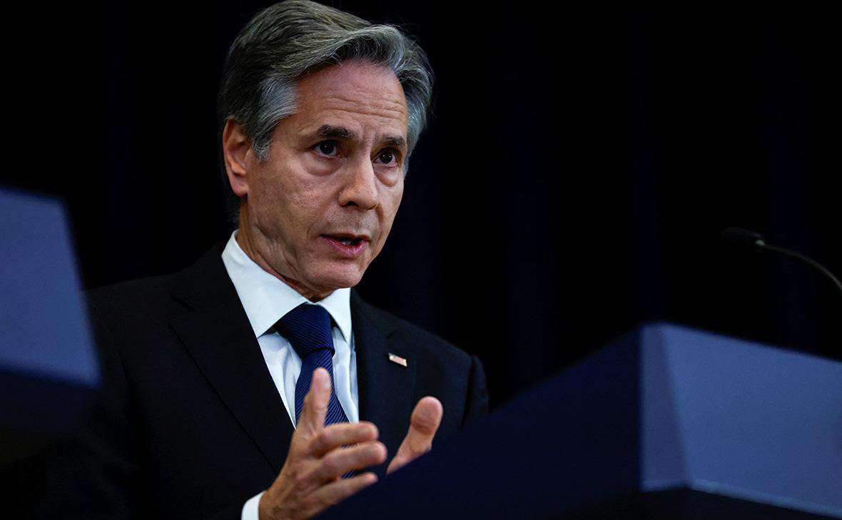 "What Putin destroyed, Russia must restore." Blinken
