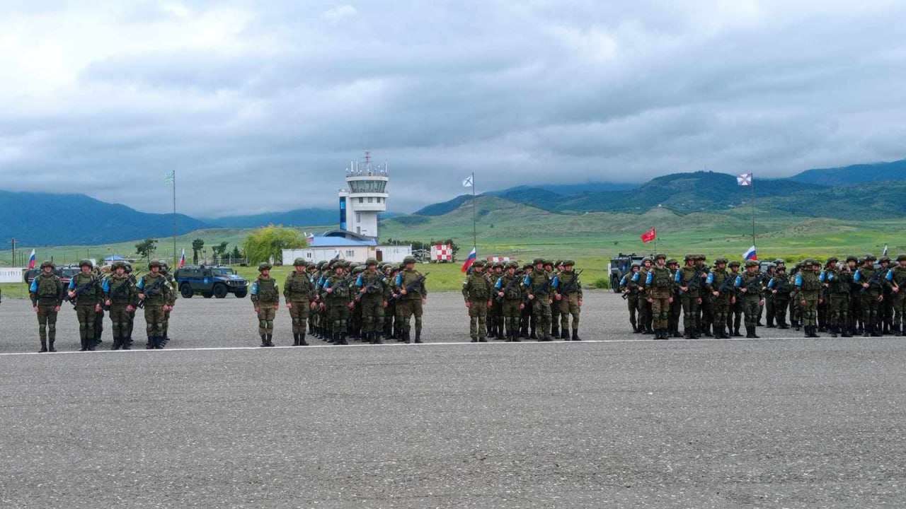 ԼՂ-ից ռուս խաղաղապահների դուրսբերմանը նվիրված արարողություն՝ Խոջալուում