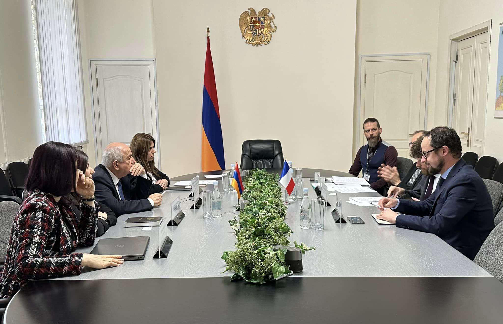 Questions of further cooperation between Armenia and France in civil aviation were discussed
