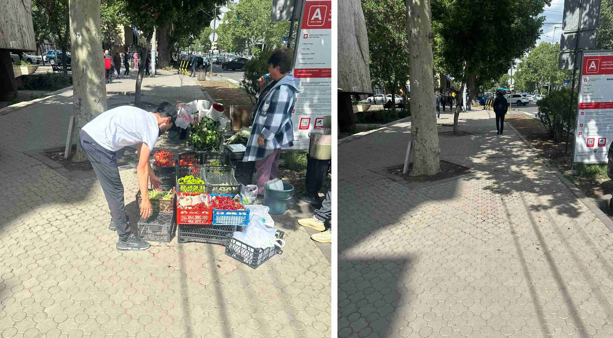 Բացօթյա առևտրի կանխարգելմանն ուղղված ստուգայցերը շարունակվում են (ԼՈՒՍԱՆԿԱՐՆԵՐ)