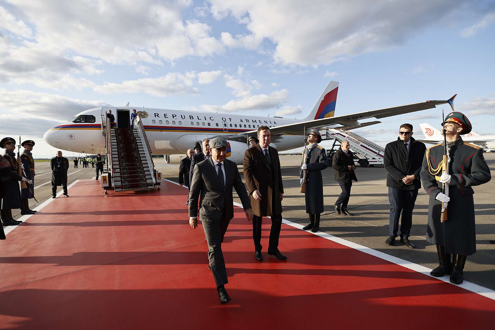 The Prime Minister left for Albania