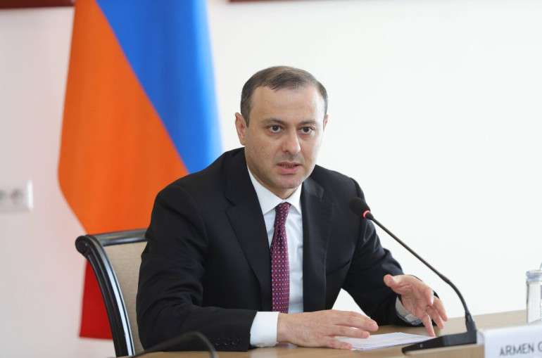 "If Russia has a fact, let it make it public." Grigoryan