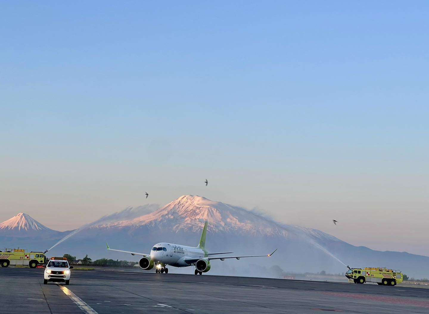 AirBaltic airline resumed flights on the Riga-Yerevan-Riga route