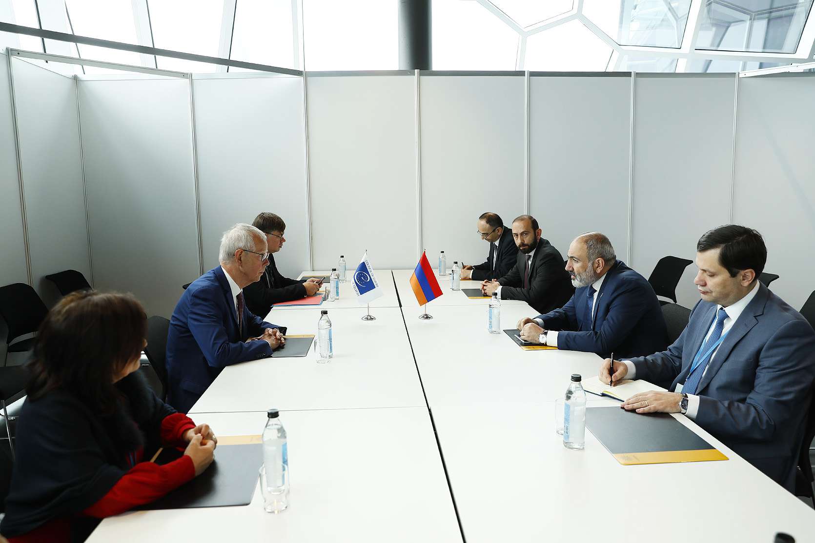 The Prime Minister had meetings with the PACE President and the Prime Minister of Luxembourg