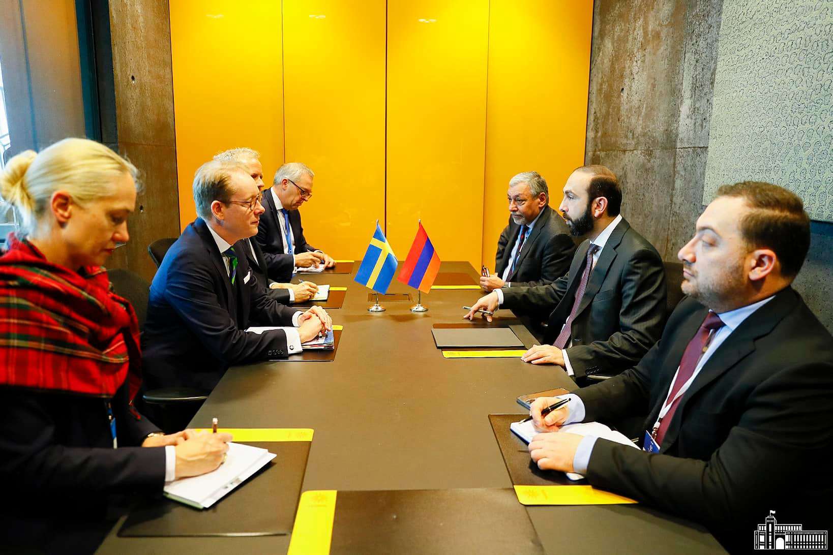Sweden's support for the ongoing democratic reforms in Armenia was highly appreciated