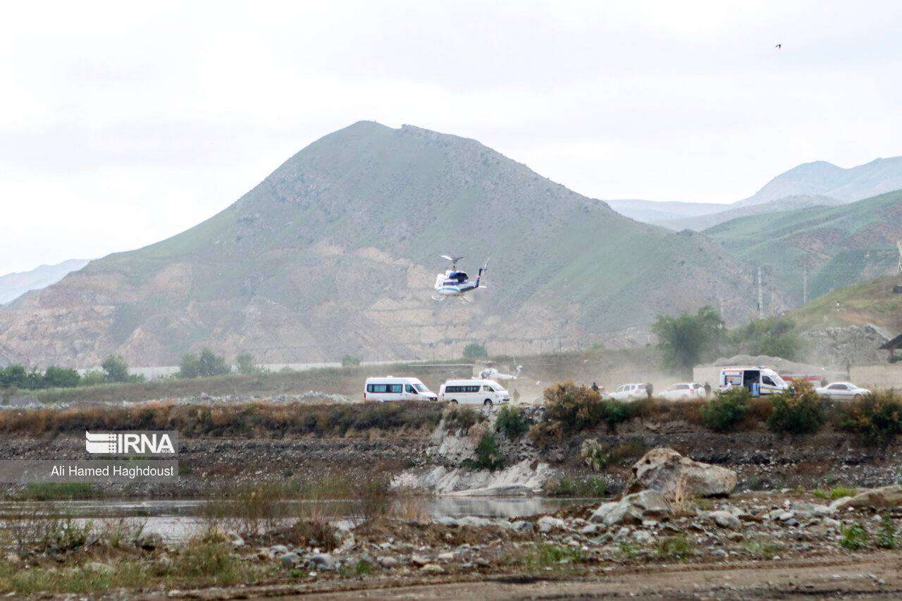 The search and rescue operations of the Iranian president's helicopter are ongoing