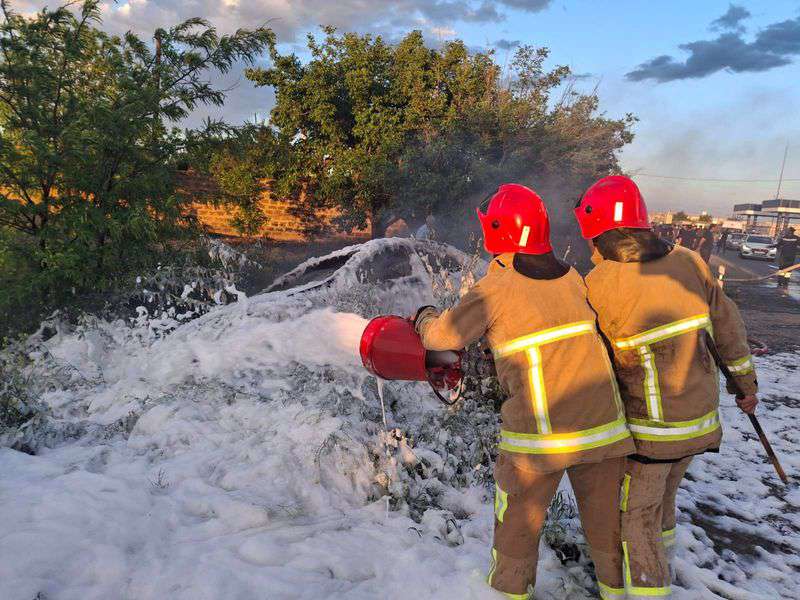 Արմավիրում ավտոմեքենա է այրվել․ կա 3 վիրավոր