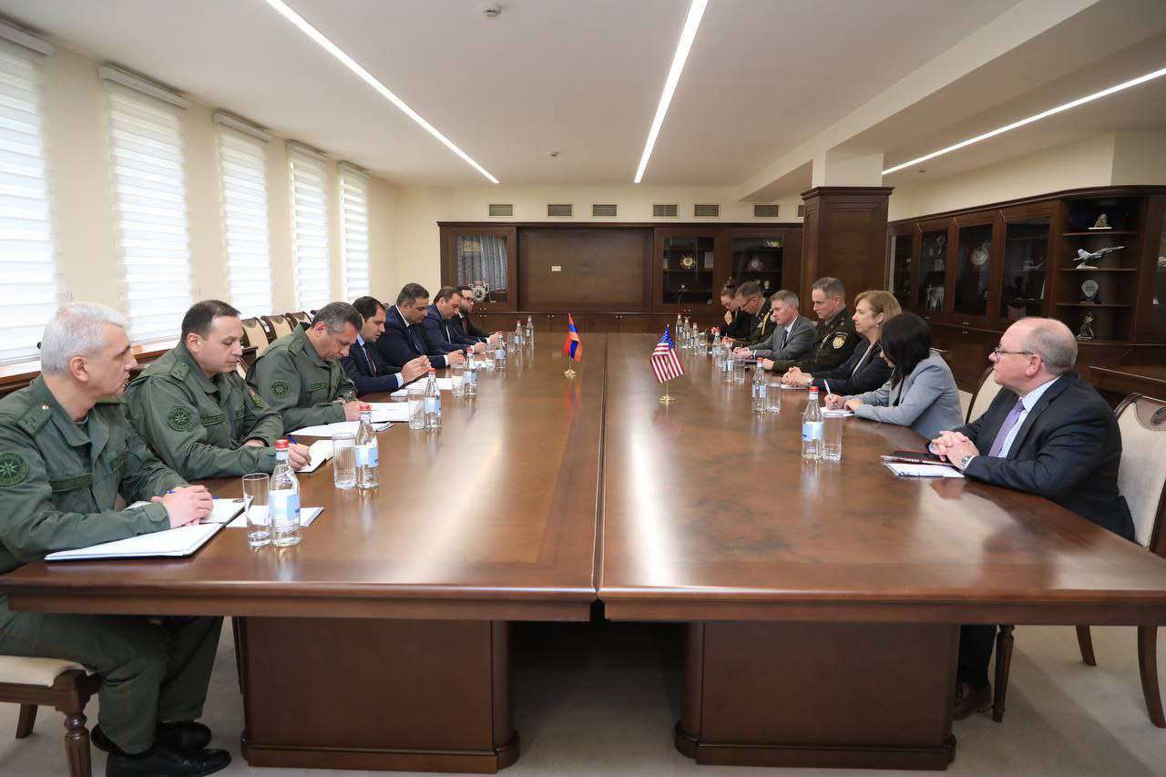Issues of bilateral cooperation were discussed with the officials of the US Department of Defense