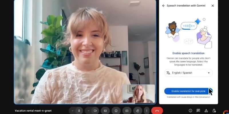 Google Meet has learned to translate speech in real-time (VIDEO)