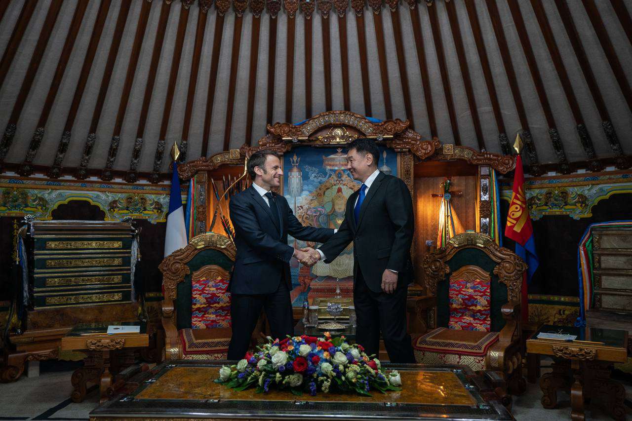 Macron in Mongolia (PHOTOS)