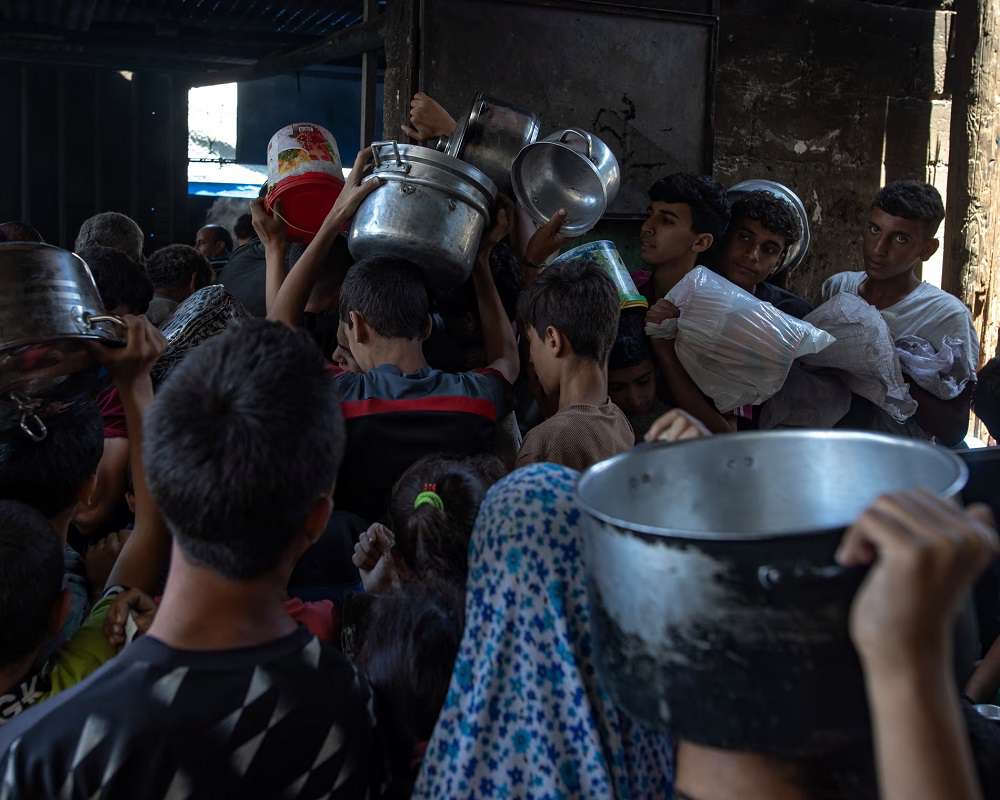 Children die of starvation in Gaza