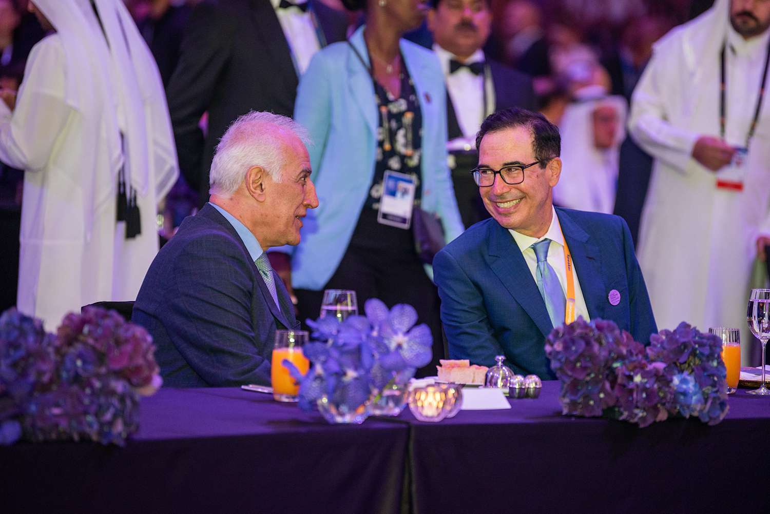 The President attended the reception organized on behalf of the Emir of Qatar