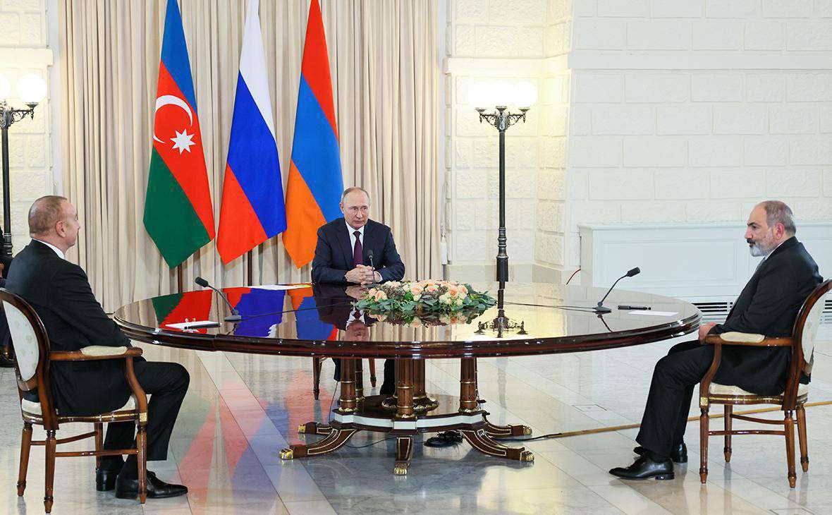 Leaders of Armenia, Russia and Azerbaijan will meet in Moscow today