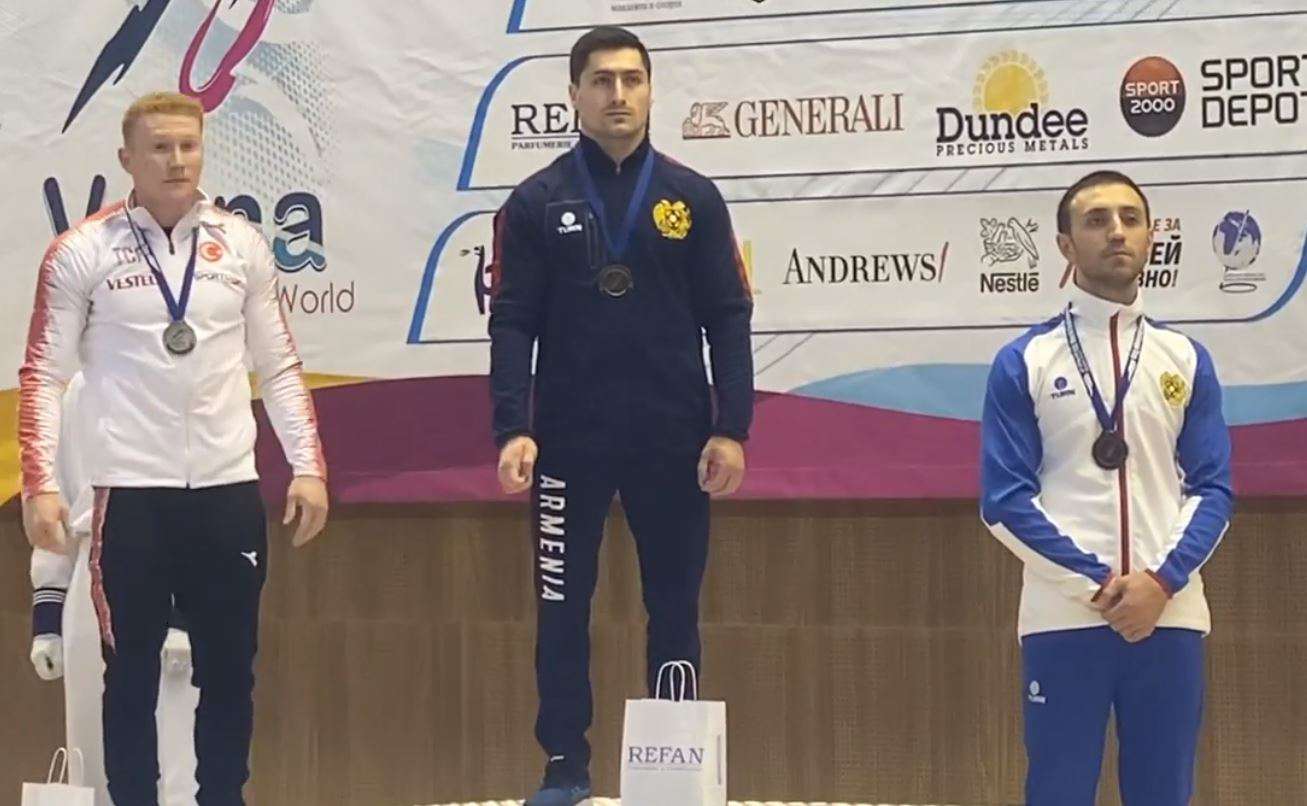 Артур Аветисян - золотой призер World Challenge Cup, Артур Давтян - бронзовый призер (ВИДЕО)