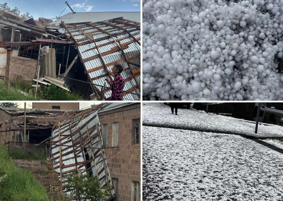 Ուսումնասիրվում են պտտահողմի և կարկուտի պատճառած վնասները