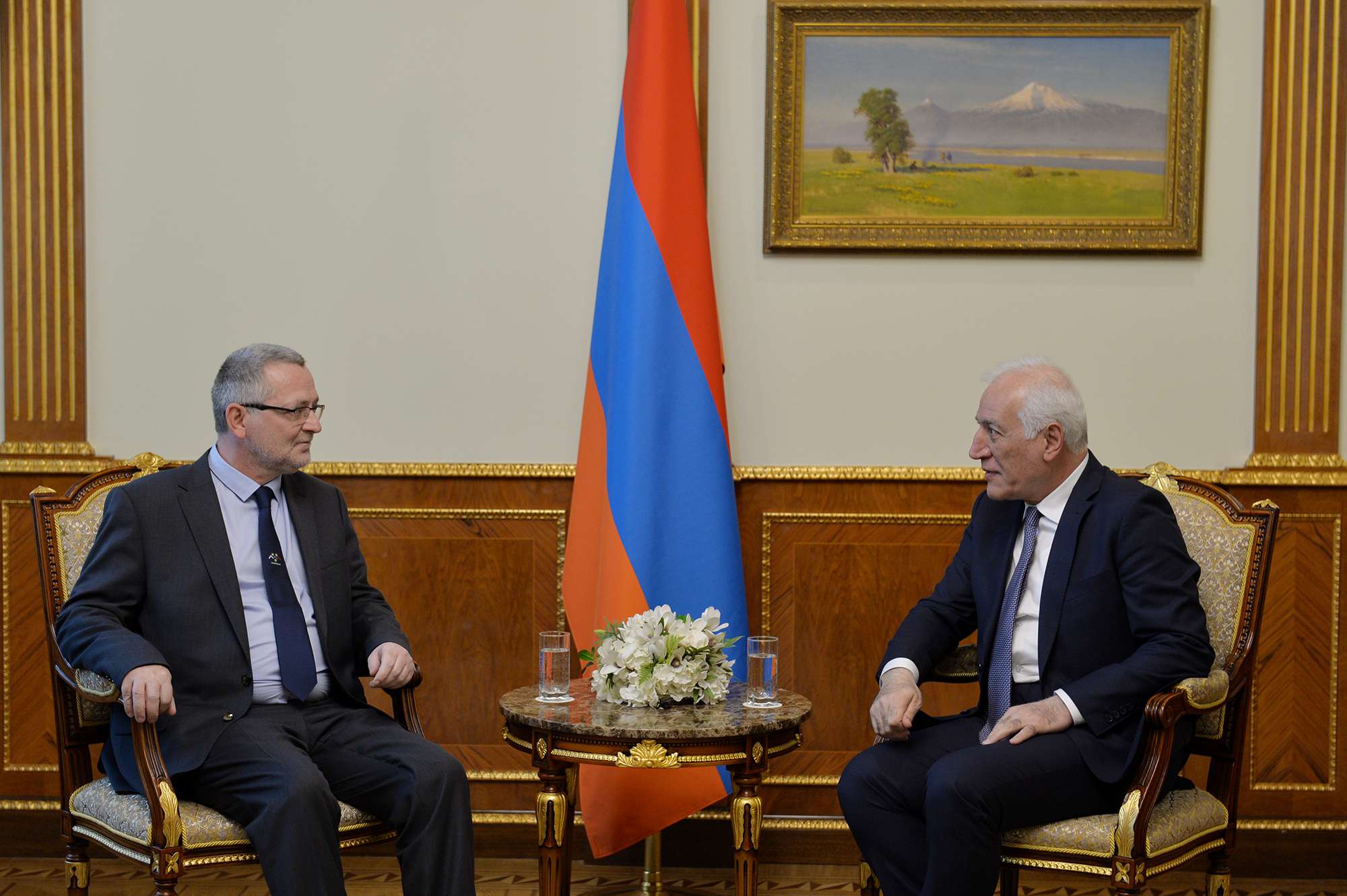 Վահագն Խաչատուրյանը հրաժեշտի հանդիպում է ունեցել Սլովենիայի դեսպանի հետ