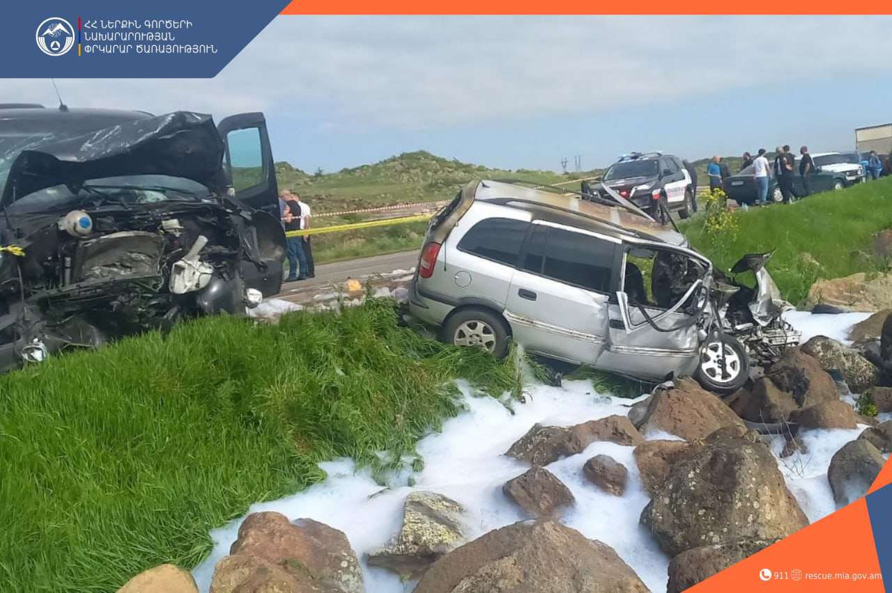 ՃՏՊ՝ հրդեհի բռնկմամբ. կա 1 զոհ, 12 վիրավոր