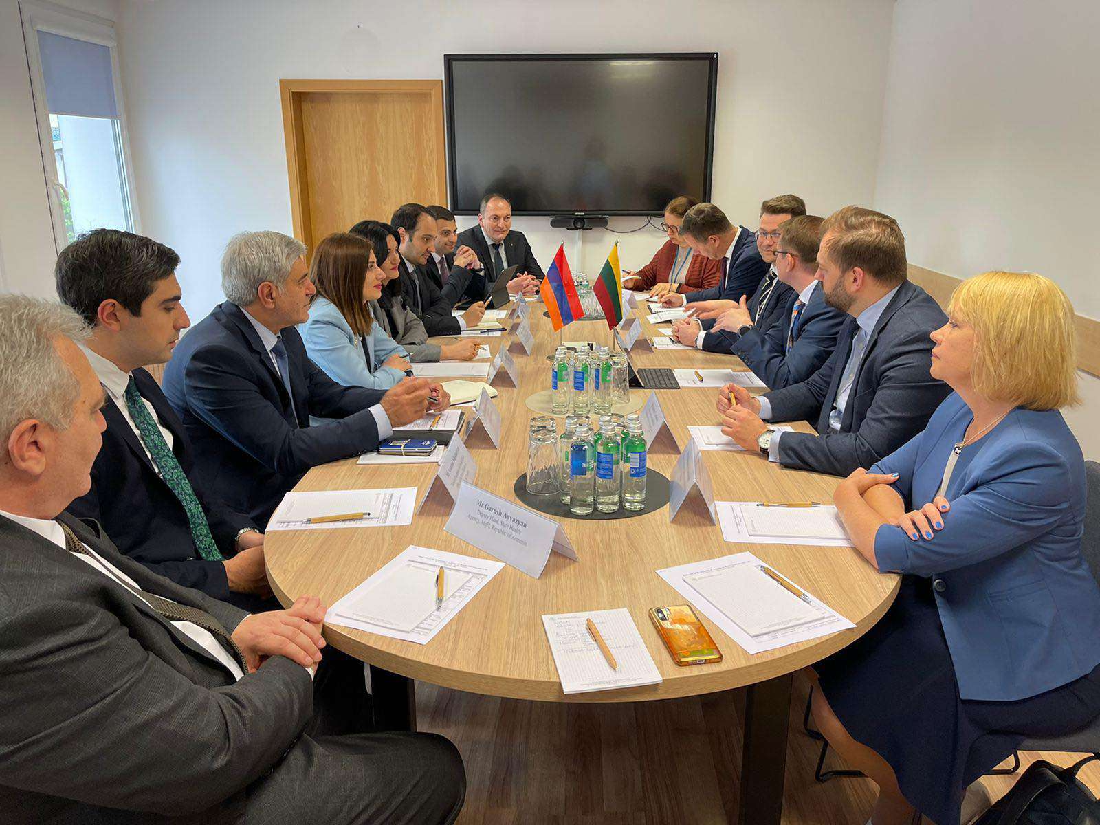 Аванесян находится в Литве для изучения механизмов внедрения системы медицинского страхования