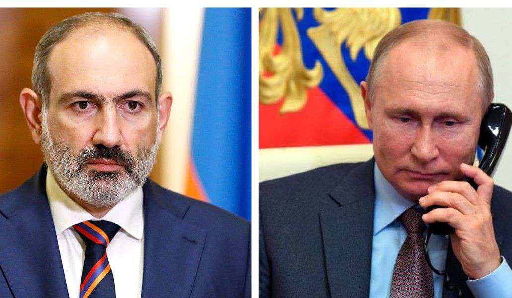 Никол Пашинян и Владимир Путин провели телефонный разговор