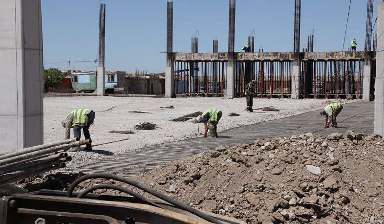 Идет строительство школы греко-римской борьбы имени Артура Алексаняна