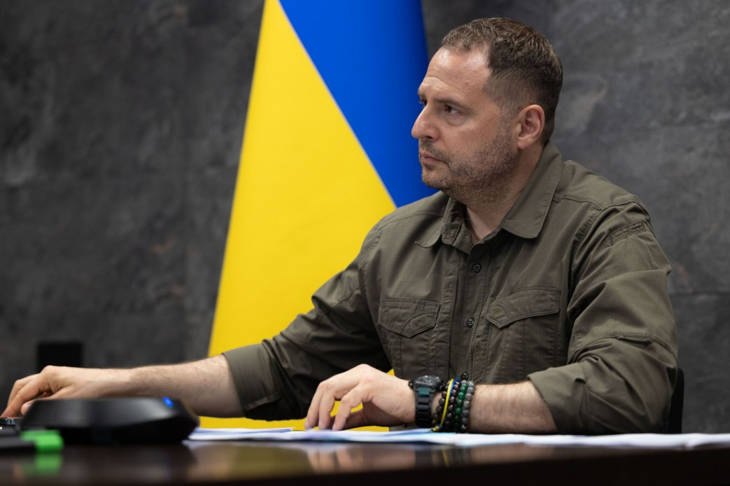 Yermak leaves for the USA