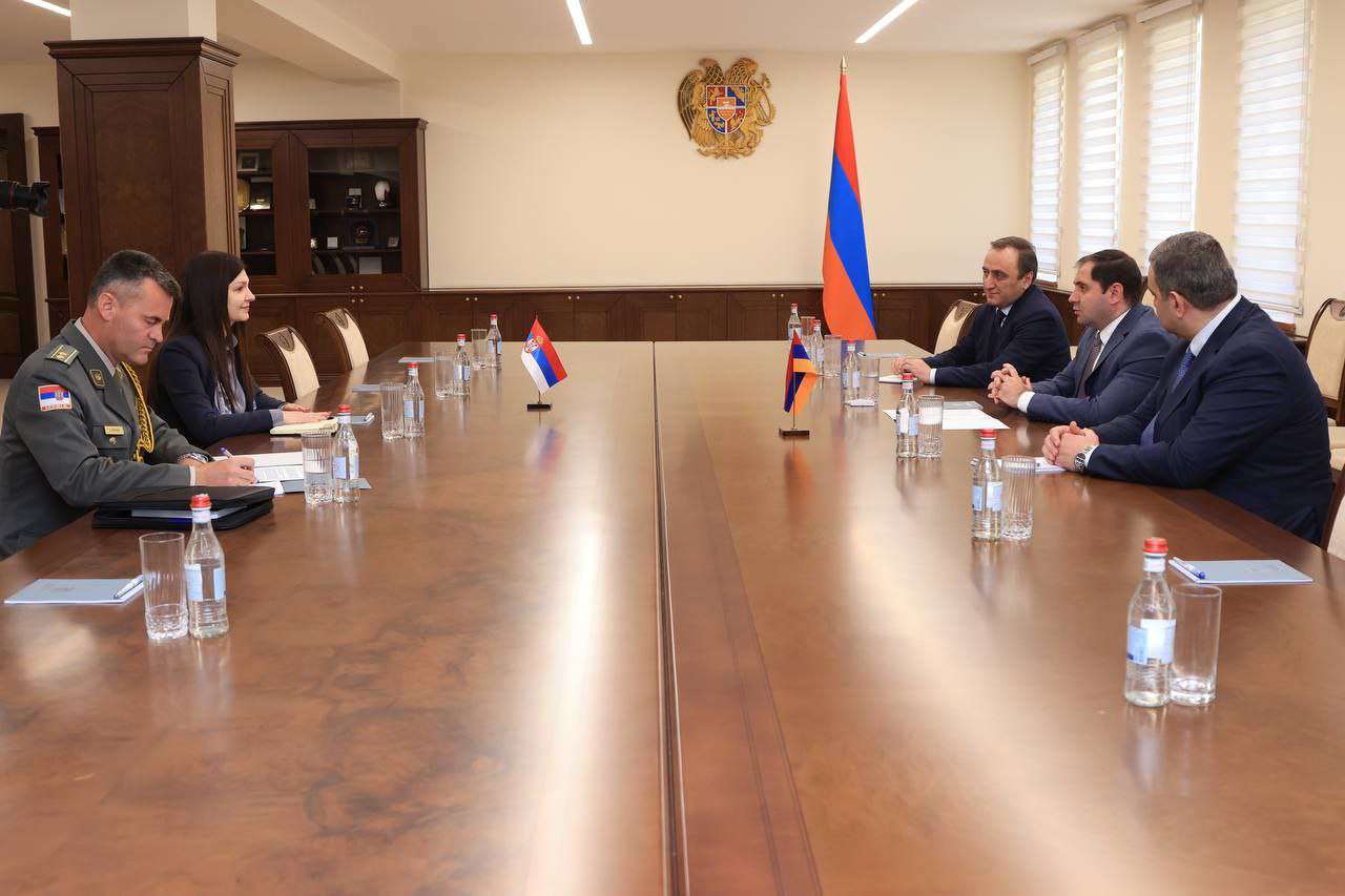 Հայաստանն ու Սերբիան աշխատում են պաշտպանության բնագավառում համագործակցության համաձայնագրի ուղղությամբ