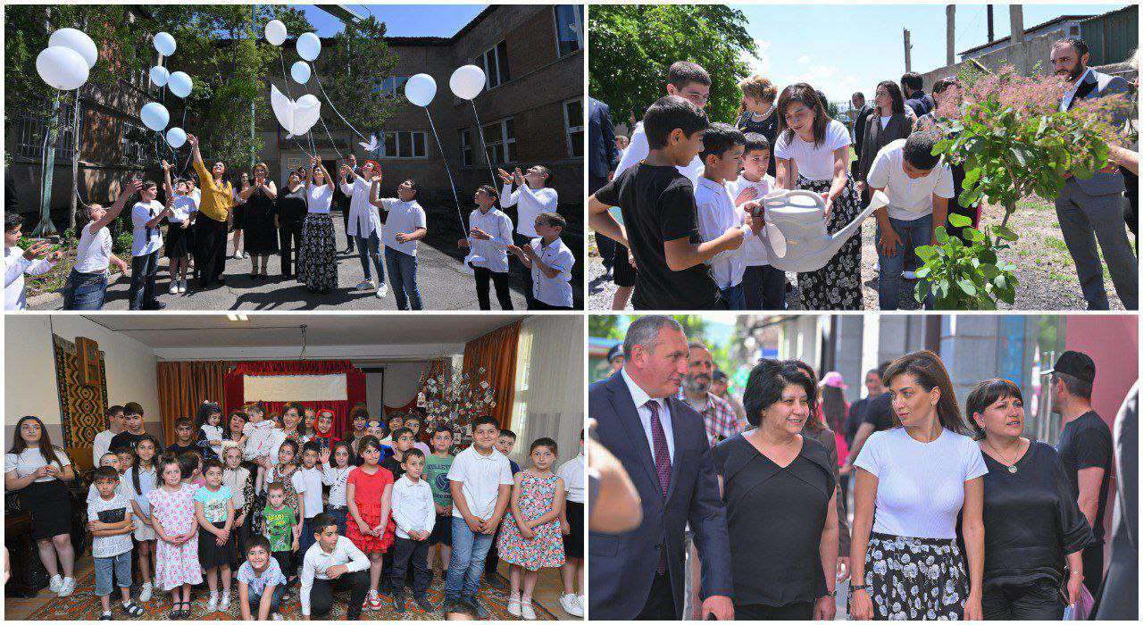 Աննա Հակոբյանը նվերներ է մատուցել մանկատների և զբաղվածության կենտրոնների սաներին