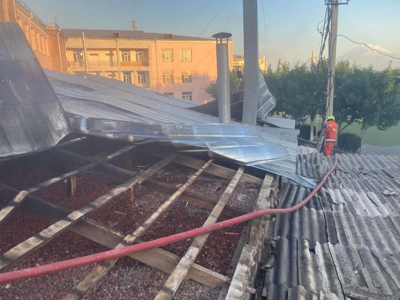 Հրդեհ՝ սուպերմարկետին կից շինությունում