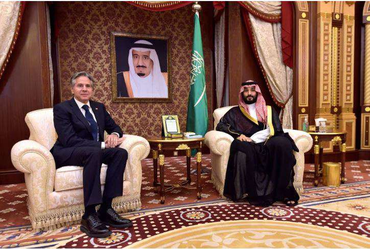 The US Secretary of State and the Saudi crown prince met