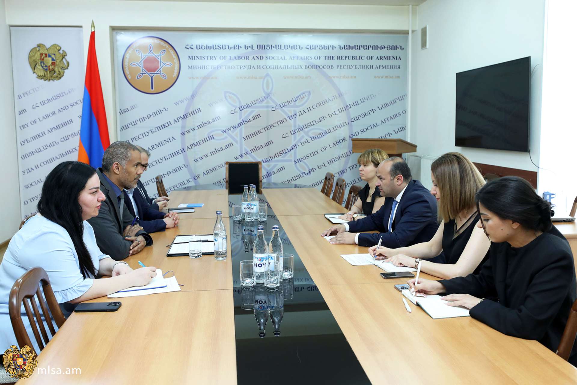 Նարեկ Մկրտչյանն ընդունել է Եվրոպայի Խորհրդի գրասենյակի ղեկավարին