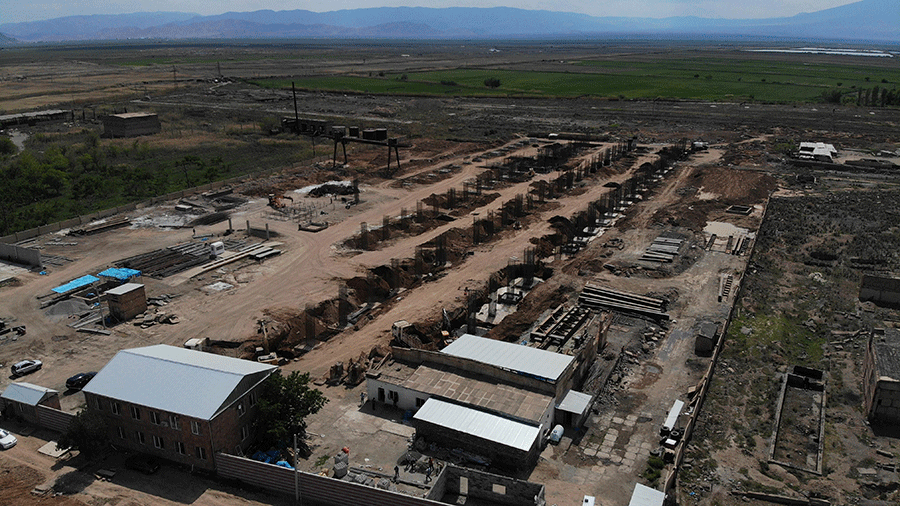 Why is Azerbaijan shooting at the metallurgical plant under construction in Yeraskh? Badalyan