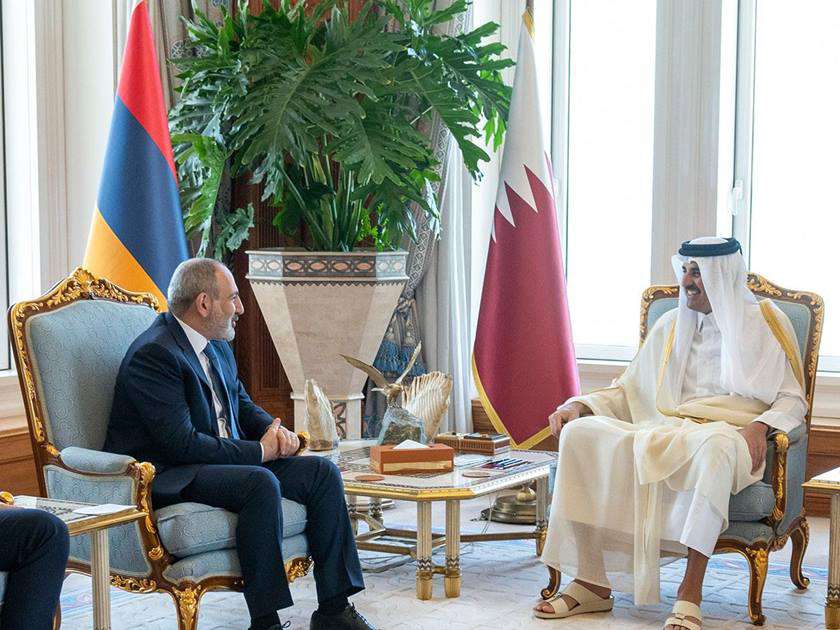 Премьер-министр Армении встретился в Дохе с эмиром и премьер-министром Катара: подписан ряд соглашений