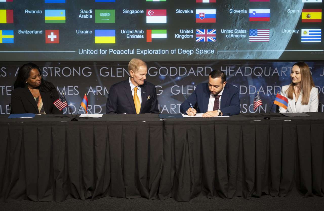 Armenia officially joined NASA's Artemis Agreement