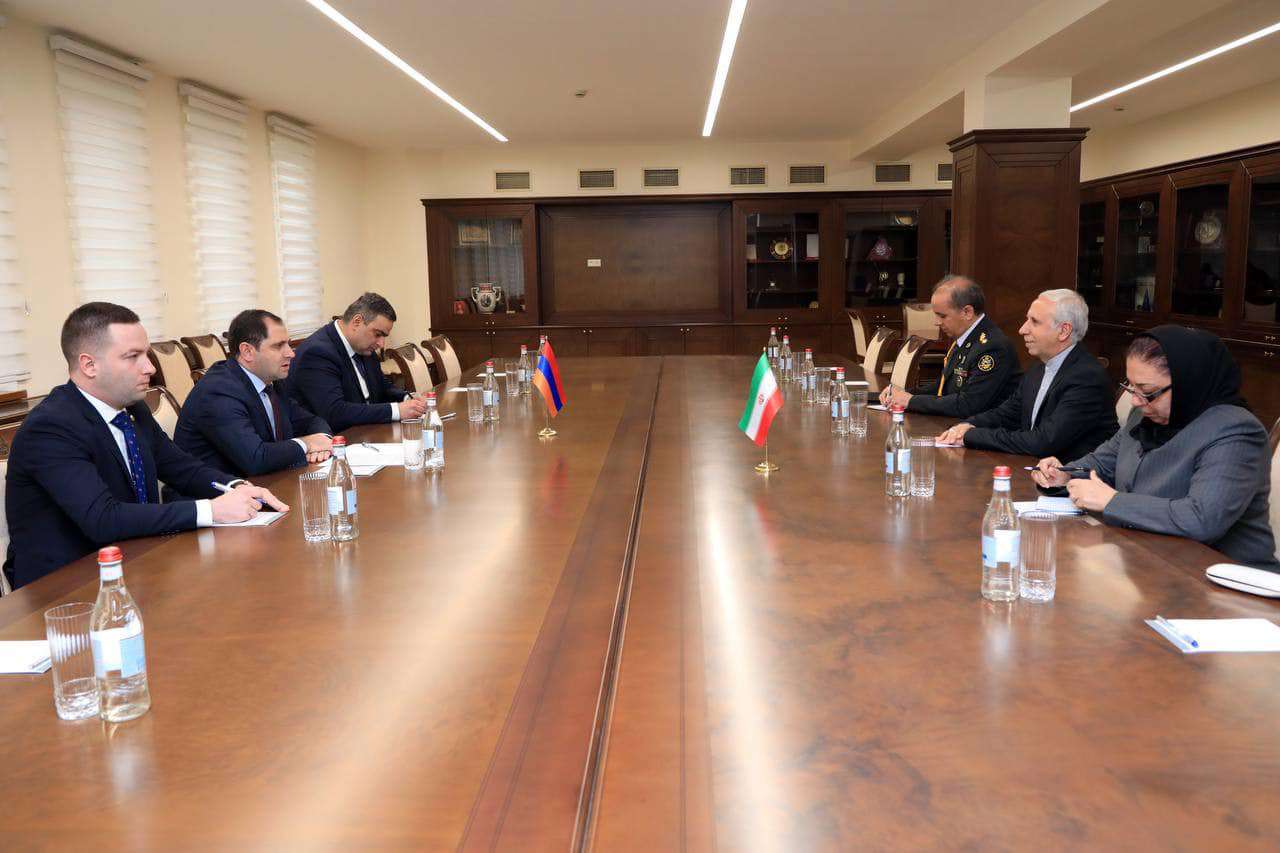 Suren Papikyan and the Iranian ambassador touched on regional security issues