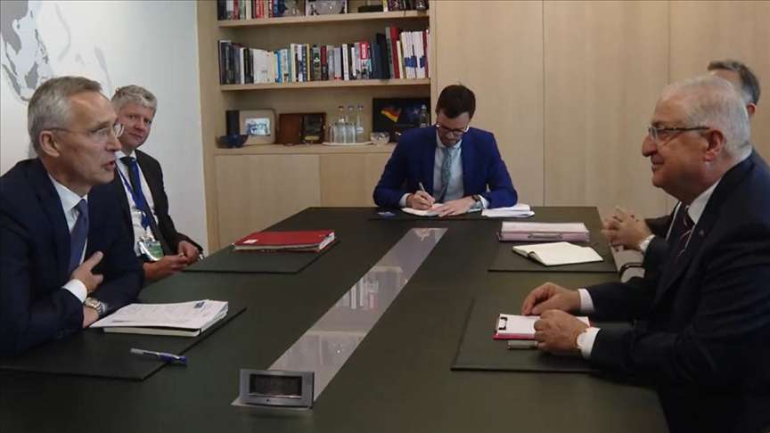 The Minister of Defense of Turkey met the Secretary General of NATO