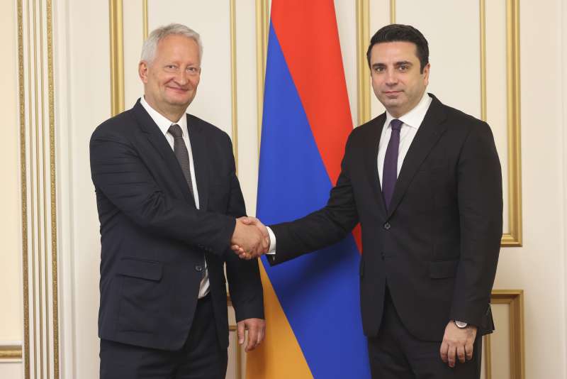 Alen Simonyan received the German ambassador