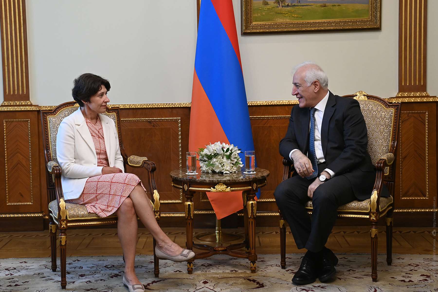 Vahagn Khachaturyan received the Estonian ambassador