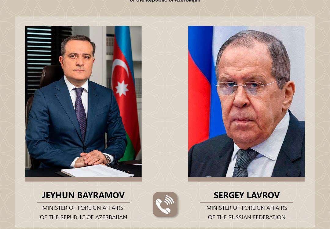 Russian and Azerbaijani Foreign Ministers had a telephone conversation