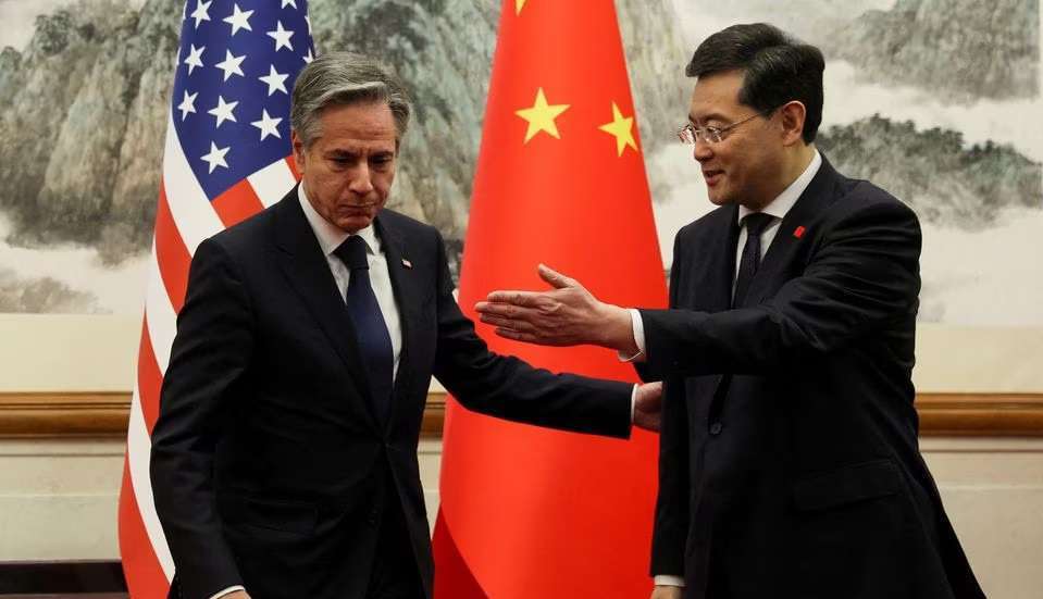 The US Secretary of State is in Beijing; discussed several issues of concern