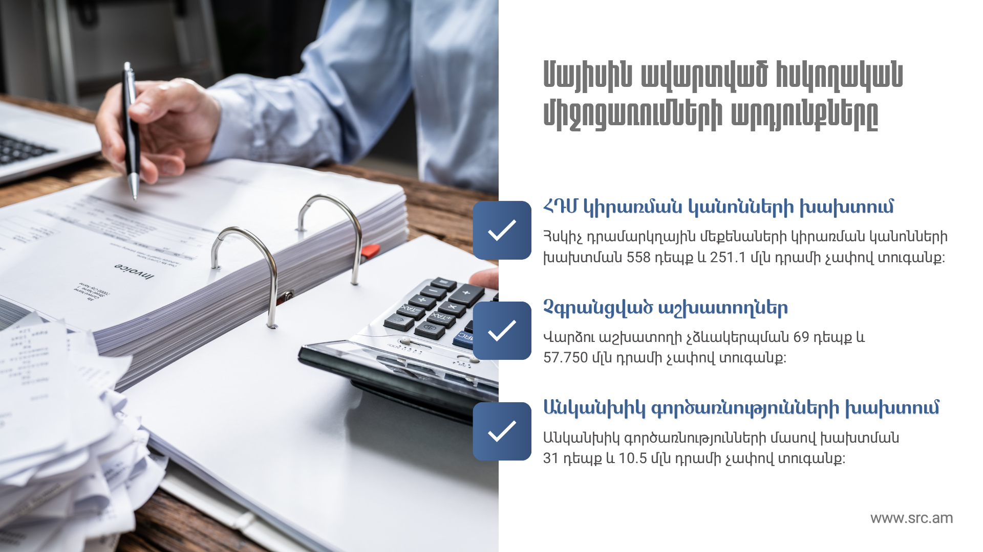 69 հարկ վճարող չէր ձևակերպել աշխատողներին