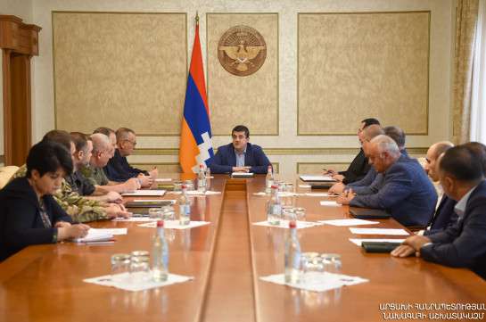 Արցախի ԱԽ նիստում քննարկվել են ռազմակքաղաքական իրավիճակն ու մարտահրավերները