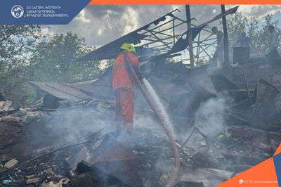 Բյուրական գյուղում հրդեհ է բռնկվել