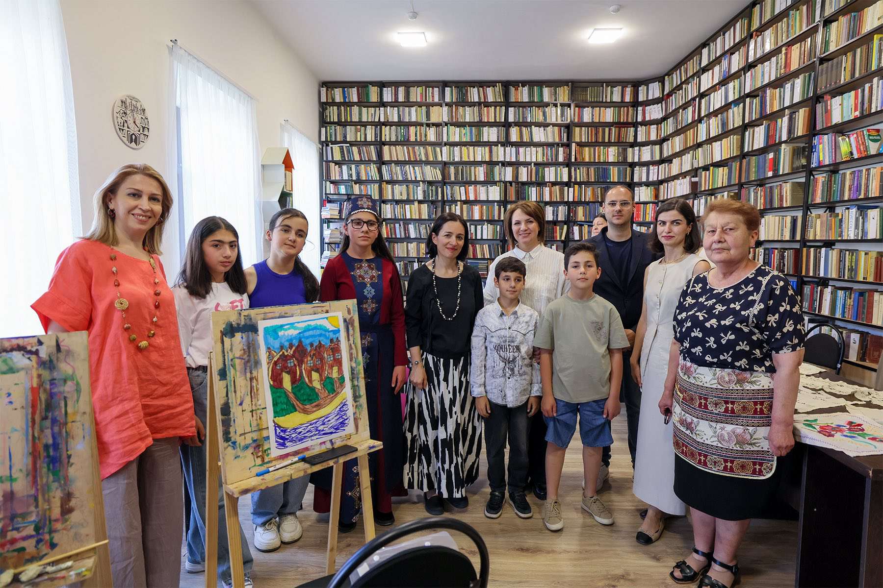 Անդրեասյանն այցելել է Գեղարքունիքի՝ Վարդգես Պետրոսյանի անվան գրադարան