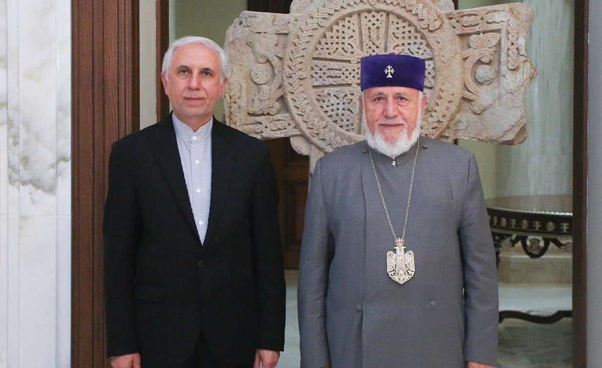 Ամենայն Հայոց Կաթողիկոսը հրաժեշտի հանդիպում է ունեցել Իրանի դեսպանի հետ