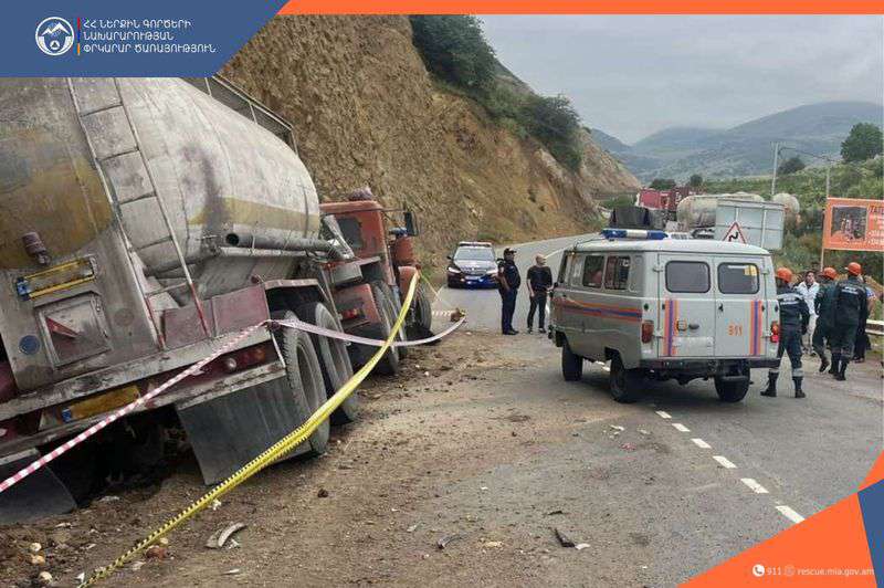 Մանրամասներ՝ Տաթև-Լծեն ճանապարհի խոշոր ավտովթարից