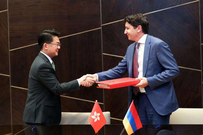 Հոնկոնգի հետ ստորագրվել է կրկնակի հարկումը բացառող համաձայնագիր
