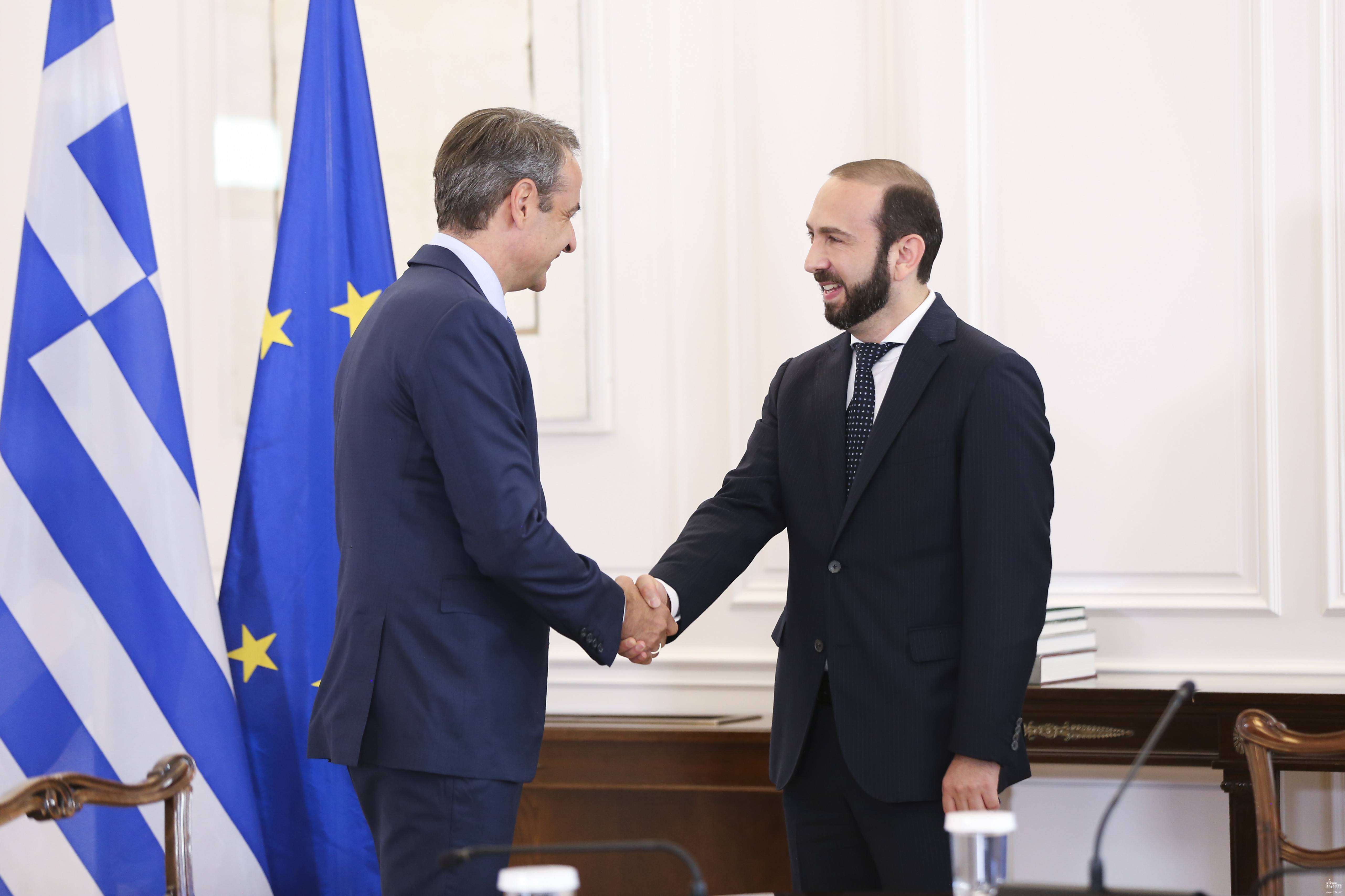 Արարատ Միրզոյանը Հունաստանի վարչապետին է ներկայացրել Հայաստան-Թուրքիա կարգավորման գործընթացի զարգացումները